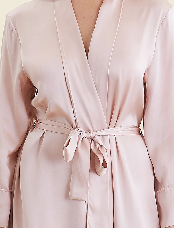 Audrey Mulberry Silk Long Robe