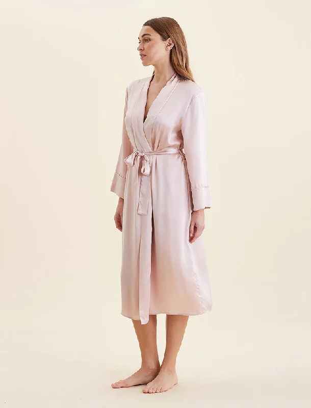 Audrey Mulberry Silk Long Robe