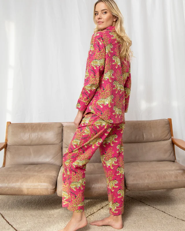 Bagheera - Long PJ Set - Hot Pink