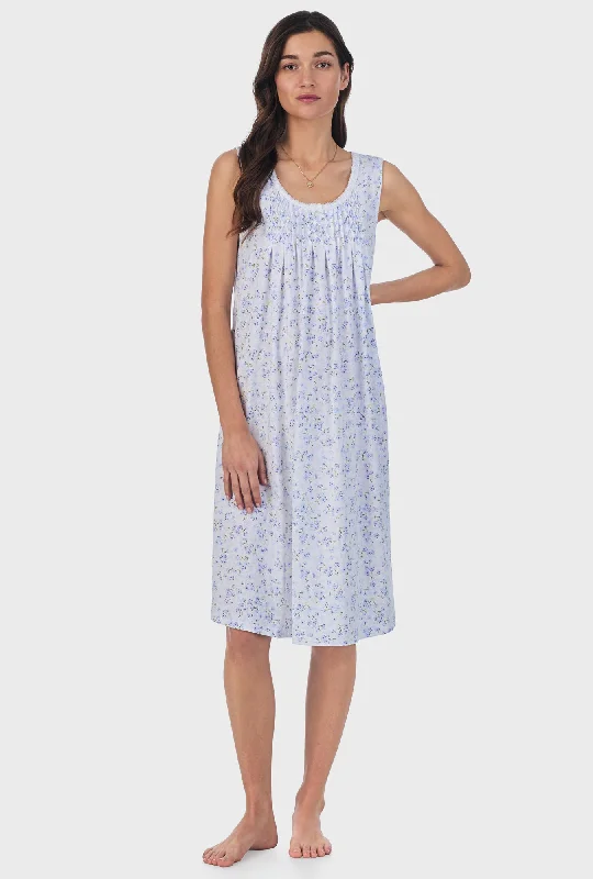 Blue Freesia Cotton Waltz Nightgown