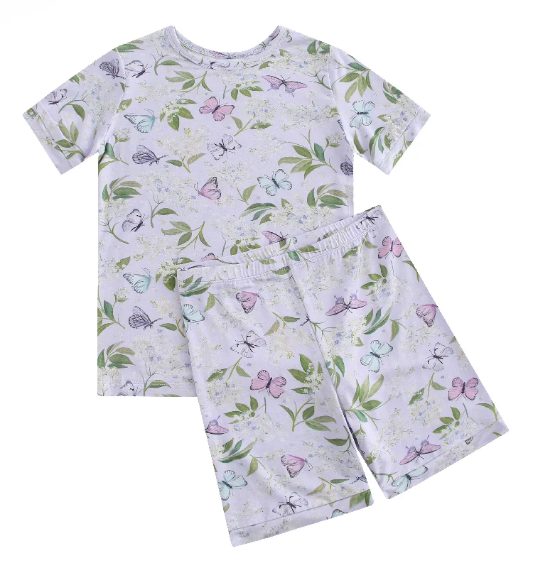 Charlie Play Baby's Breath - Bamboo Short Sleeve Short Lounge Set