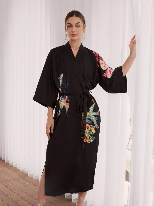 Dragon Phoenix Kimono Robe