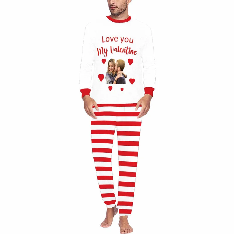 Custom Photo Couple Matching Pajamas Personalized Pajamas Set