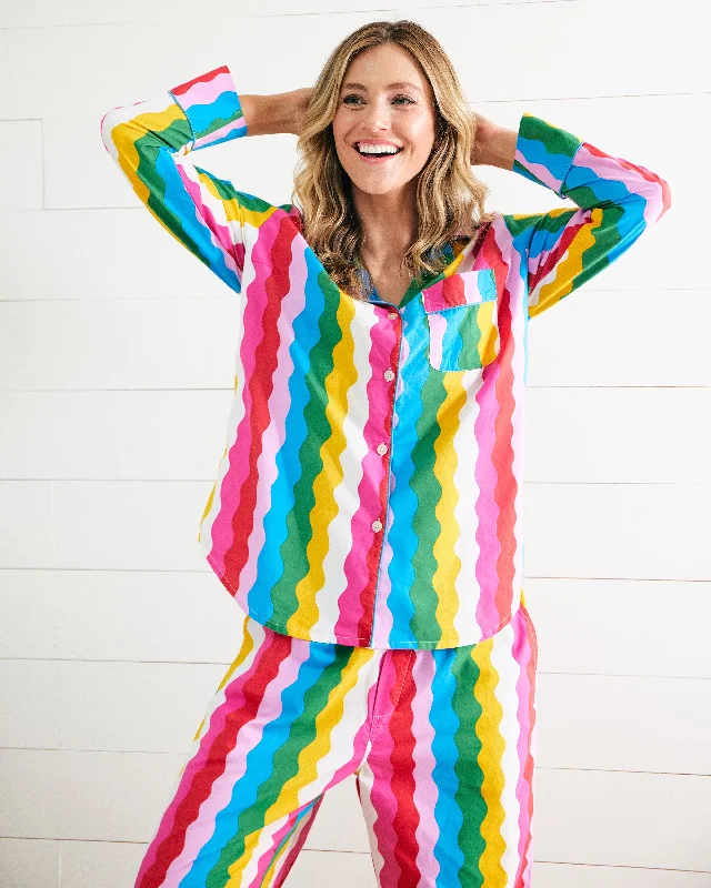 Daily Disco - Long PJ Set - Rainbow