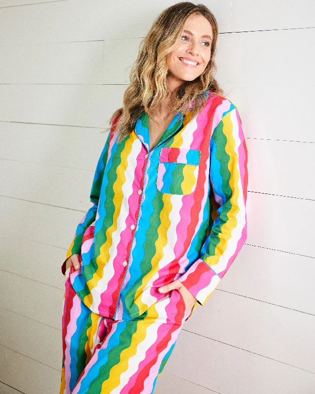 Daily Disco - Long PJ Set - Rainbow