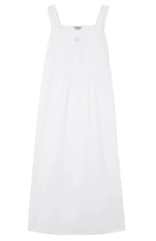 Women's Eliza Cotton Nightdress - White