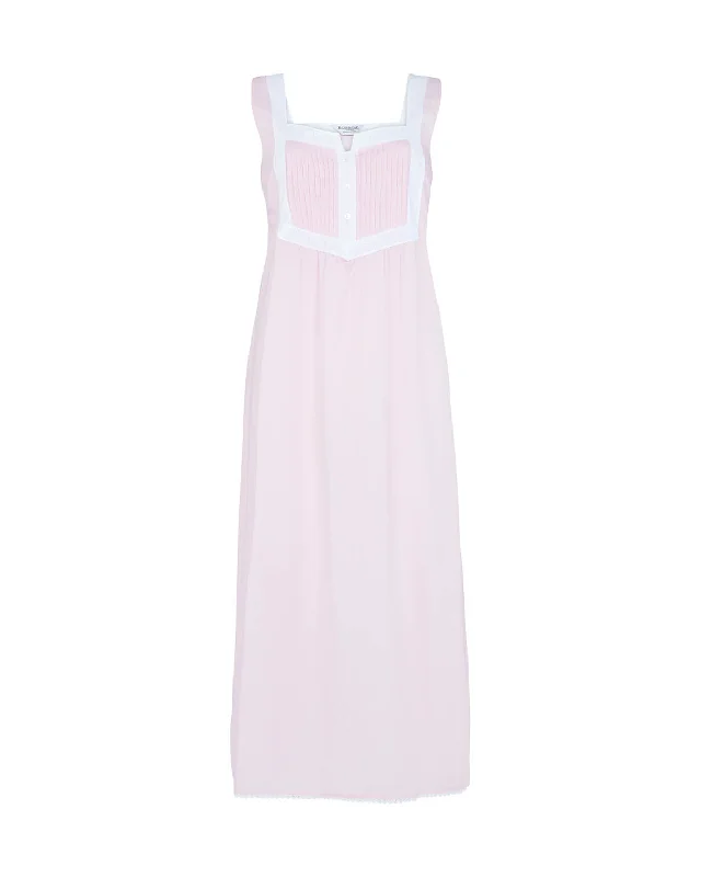 Women's Eliza Cotton Nightdress - Pink