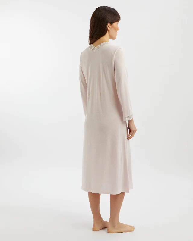 Women's Jersey Ella Nightdress - Soft Pink