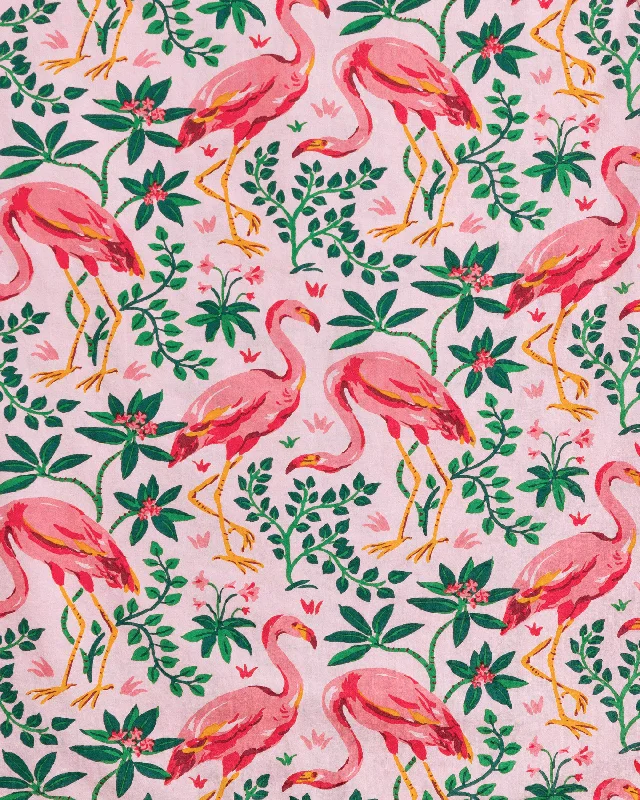 Flock of Flamingos - Pintuck Nightgown - Rose