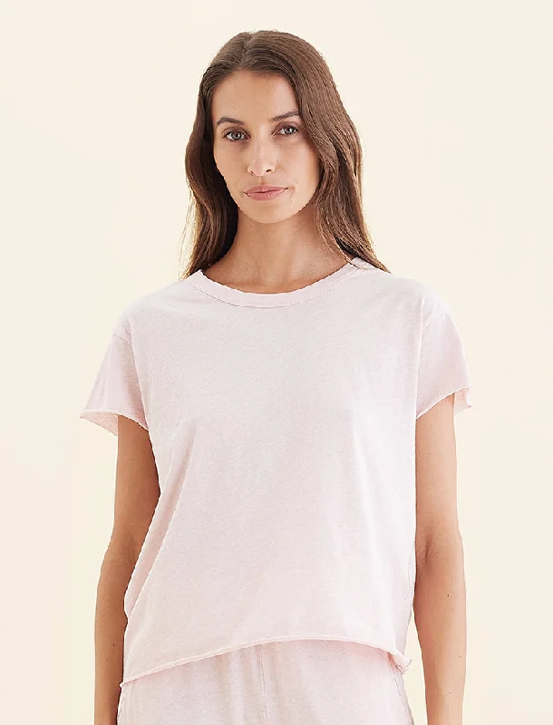 Jada Organic Cotton Knit Boxy Tee