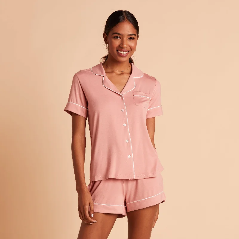 Jonny Pajama Set - Dusty Rose