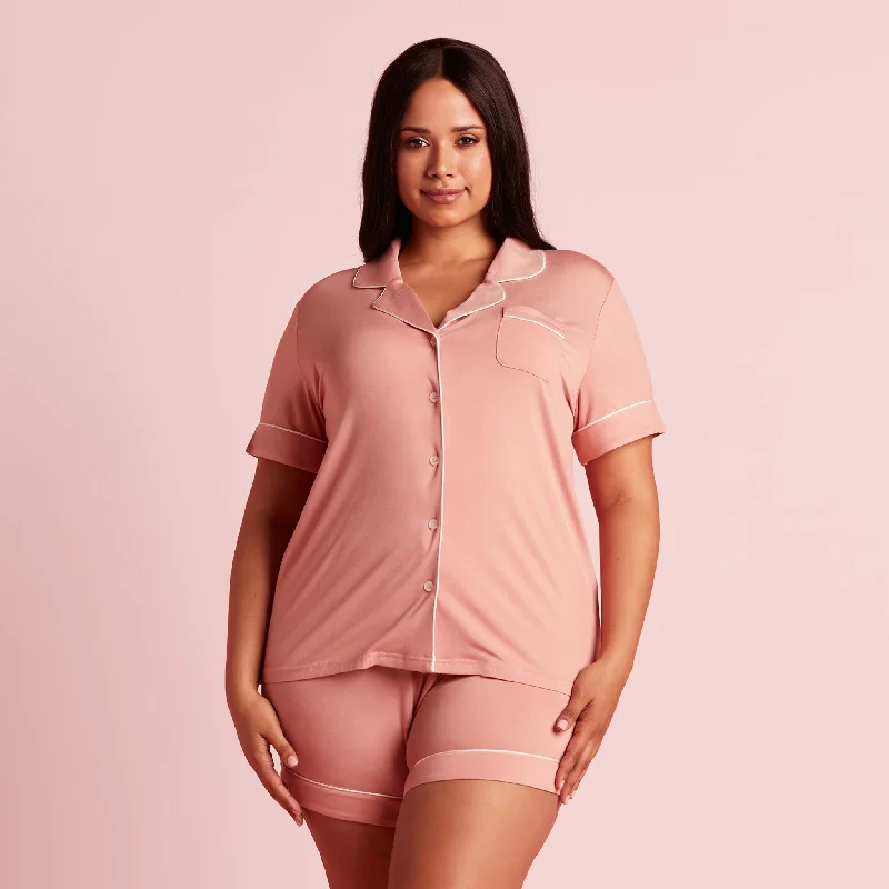 Jonny Pajama Set - Dusty Rose