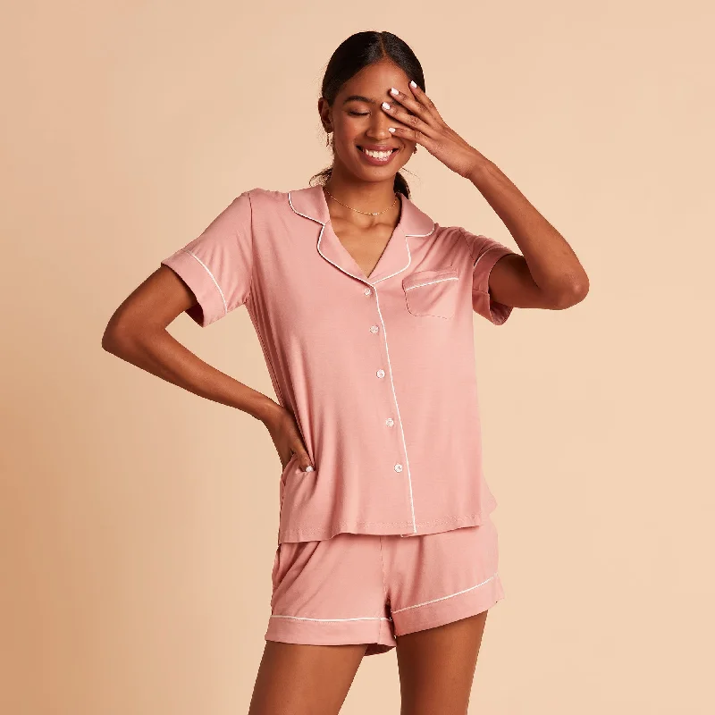 Jonny Pajama Set - Dusty Rose