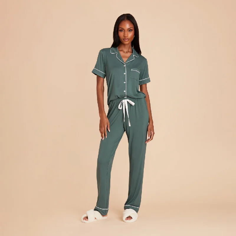 Jonny Short Sleeve and Pant Set - Sea Glass