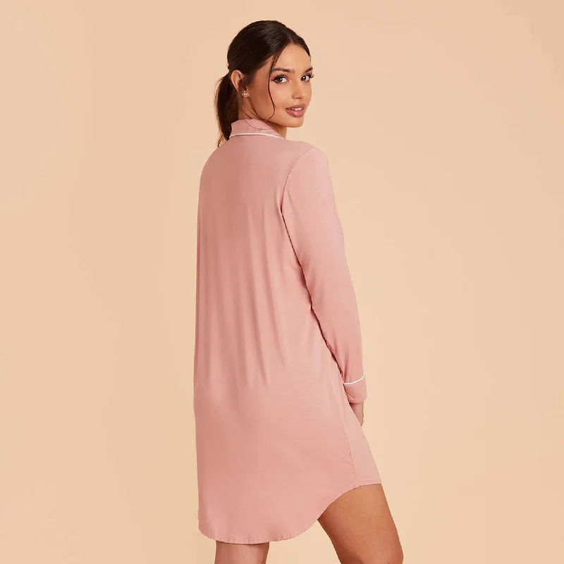 Kamryn Sleepshirt - Dusty Rose