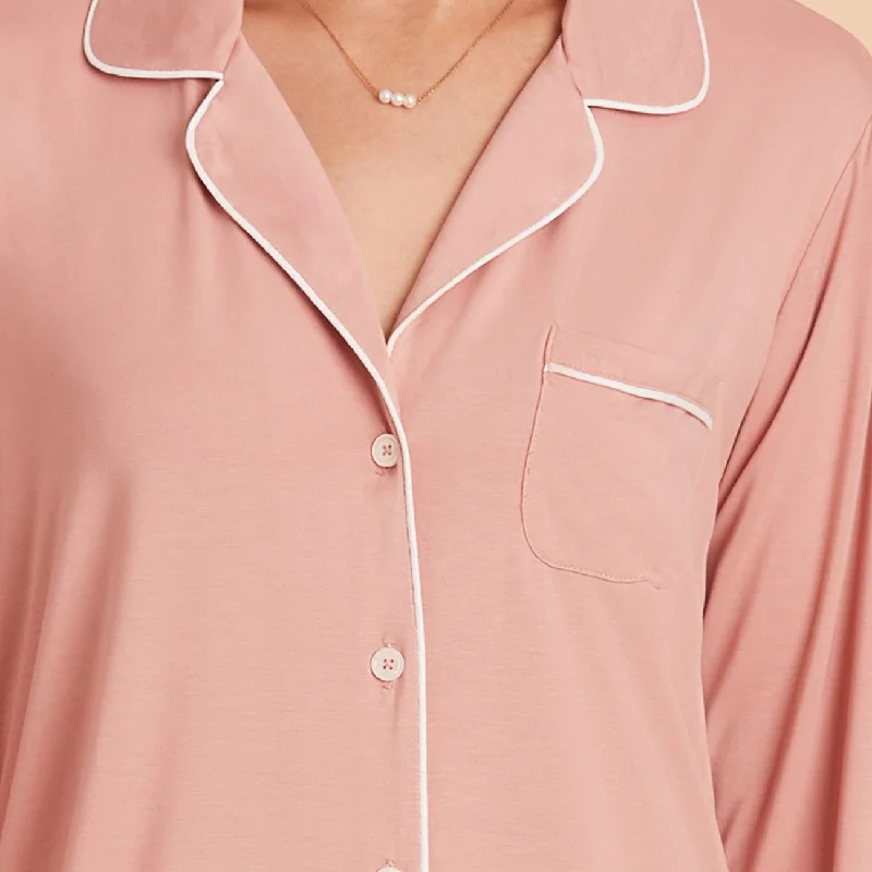 Kamryn Sleepshirt - Dusty Rose