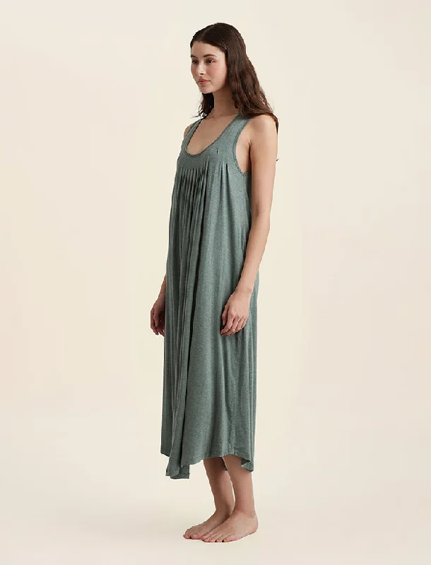 Kate Modal Soft Pleat Front Maxi Nightie