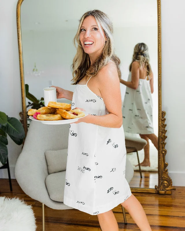 PF x The Mom Edit Love & Kisses - Cami Nightgown - Cloud