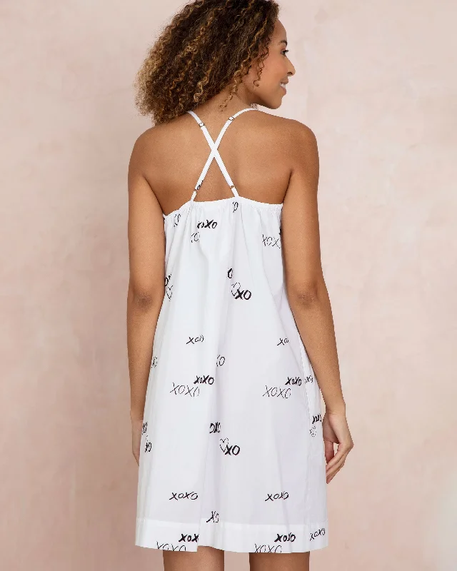 PF x The Mom Edit Love & Kisses - Cami Nightgown - Cloud