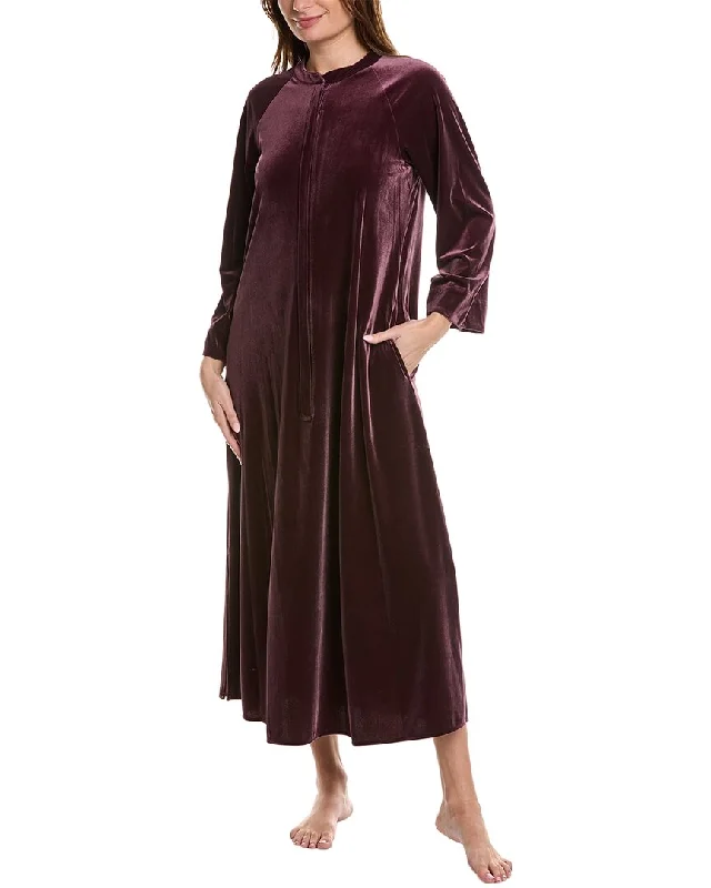 Natori Natalie Mandarin Zip Caftan