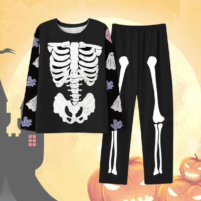 Parody Pajamas Suit Skeleton Body