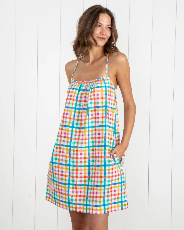 Printfresh + Oh Joy! - Plaid Picnic - Cami Nightgown - Citrus Squeeze