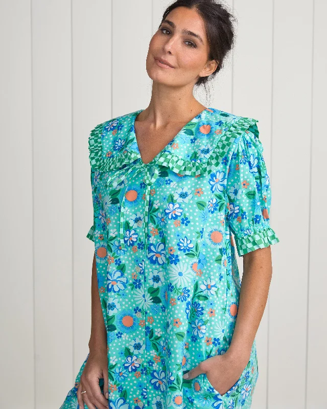 Printfresh + Oh Joy! - Posh Petals - Nostalgia Nightgown - Spearmint