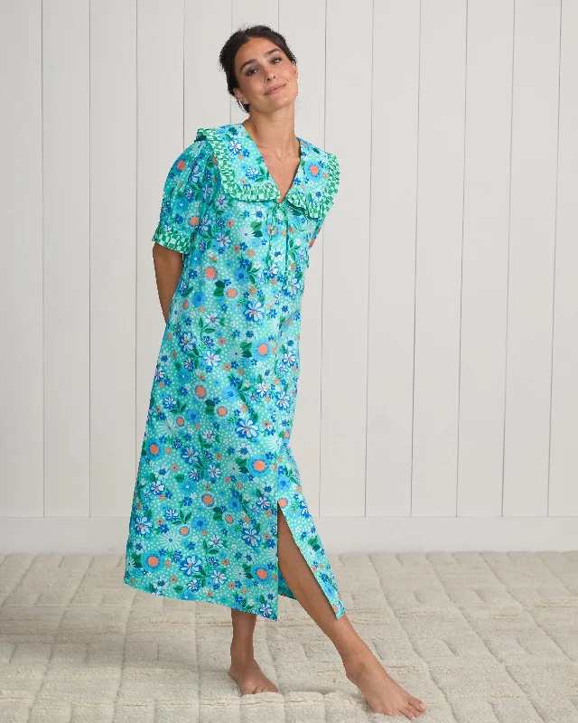 Printfresh + Oh Joy! - Posh Petals - Nostalgia Nightgown - Spearmint