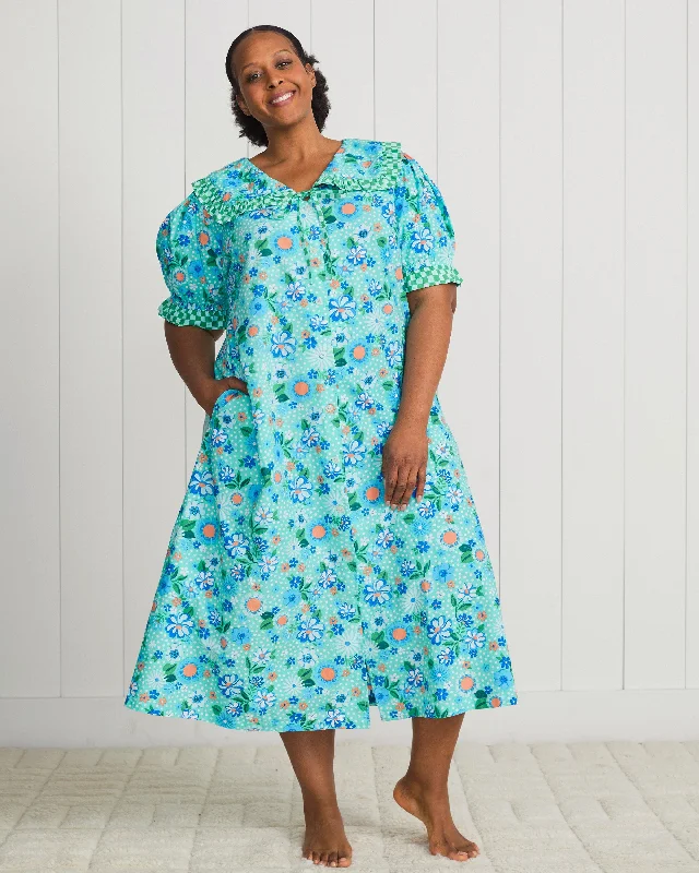 Printfresh + Oh Joy! - Posh Petals - Nostalgia Nightgown - Spearmint