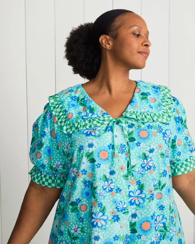 Printfresh + Oh Joy! - Posh Petals - Nostalgia Nightgown - Spearmint