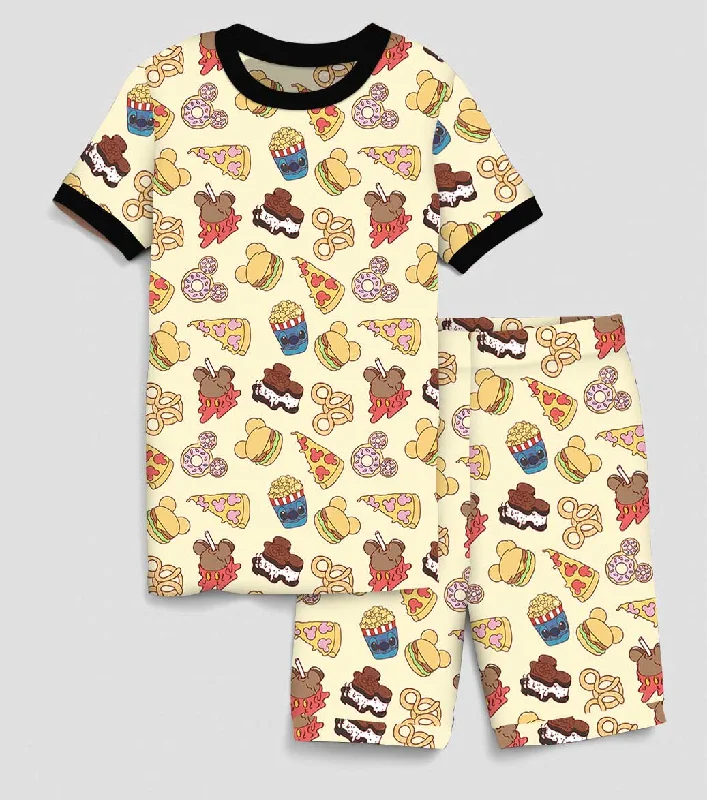 Beautifully Bold Park Treats - Bamboo Short Sleeve Short Lounge Set