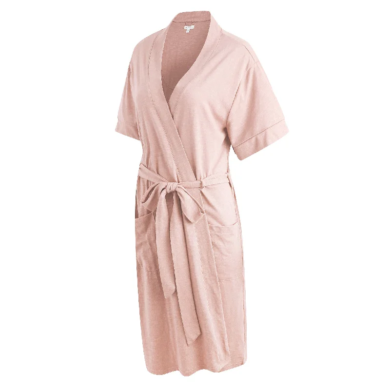 RH Robe Women's Short Sleeve Kimono Cotton Bathrobe Dressing Gown Sleep RHW2753