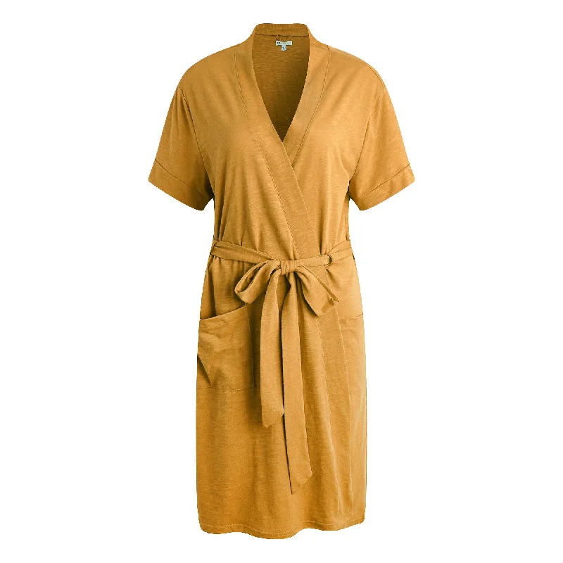 RH Robe Women's Short Sleeve Kimono Cotton Bathrobe Dressing Gown Sleep RHW2753