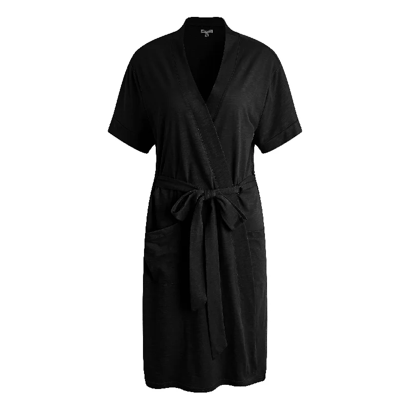 RH Robe Women's Short Sleeve Kimono Cotton Bathrobe Dressing Gown Sleep RHW2753