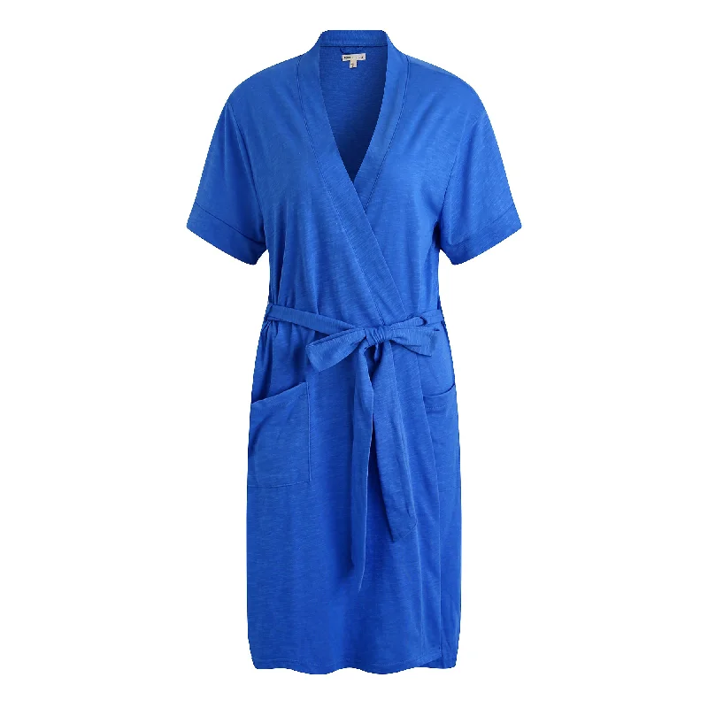 RH Robe Women's Short Sleeve Kimono Cotton Bathrobe Dressing Gown Sleep RHW2753