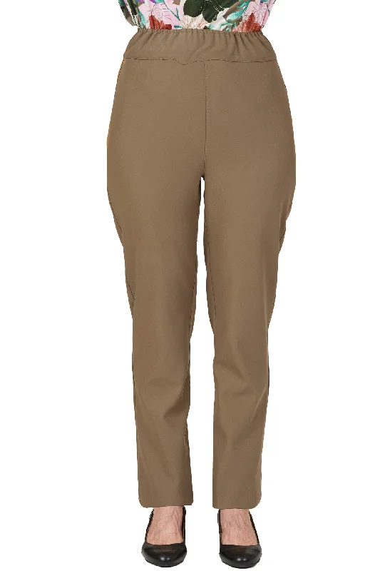 Back-Panel Adaptive Pants - Sara | Tan