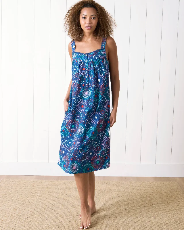 Sparks Fly - Back to Bed Nightgown - Navy