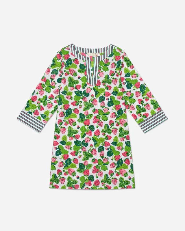 Strawberry Fields - Slim-Fit Tunic - Pink Salt