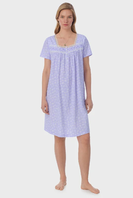 Sweet Ditsy Cotton Short Nightgown