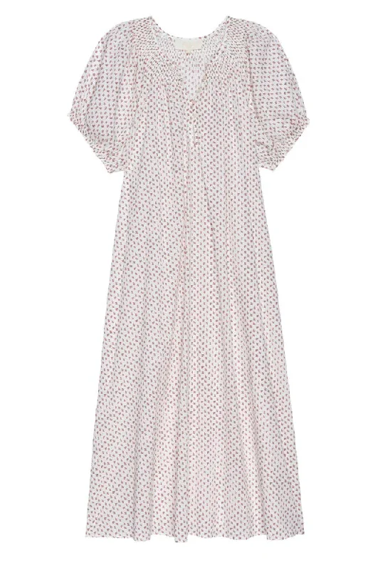 THE GREAT~ Calico Smocked sleep dress