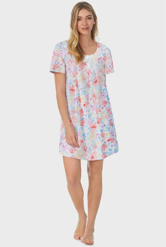 Tropical Blooms Short Nightgown