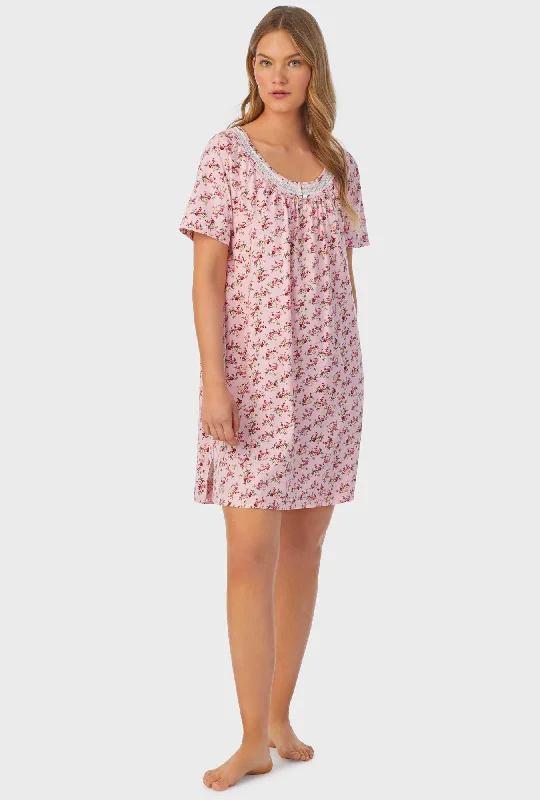 Wild Blooms Short Nightshirt