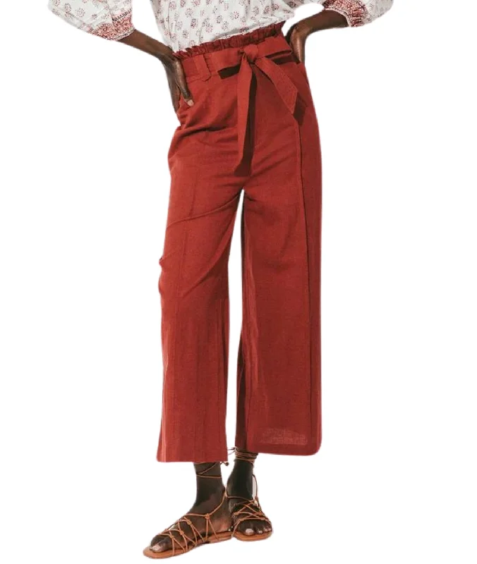 Althea Pant- Vintage Rust