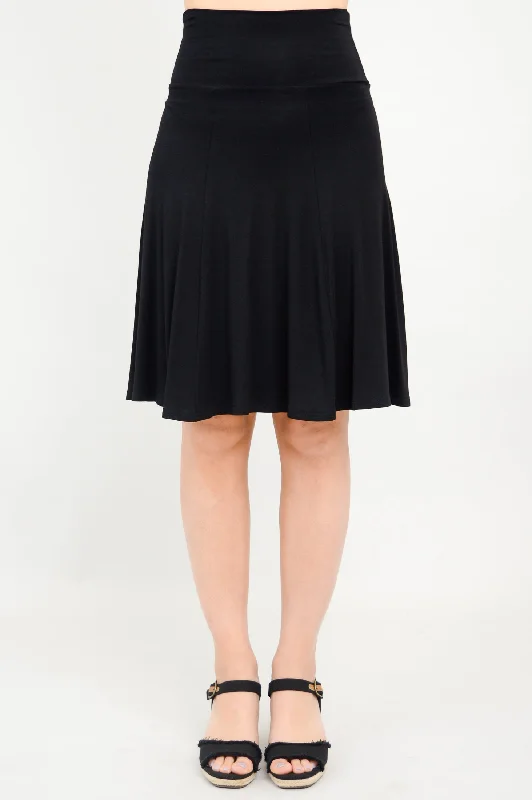 Aly Skirt, Black, Bamboo