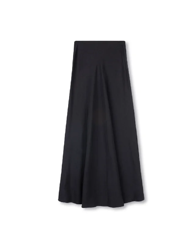 Atlanta Solid Midi Slip Skirt