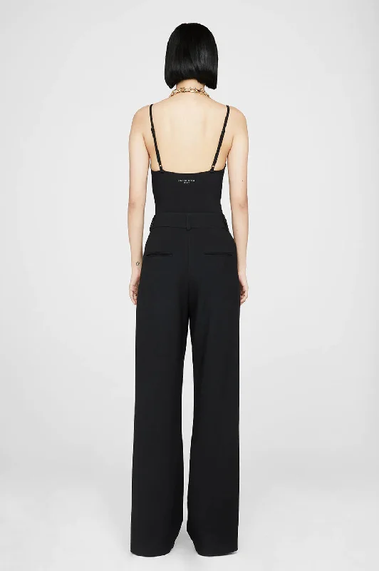 Carrie Pant- Black Twill