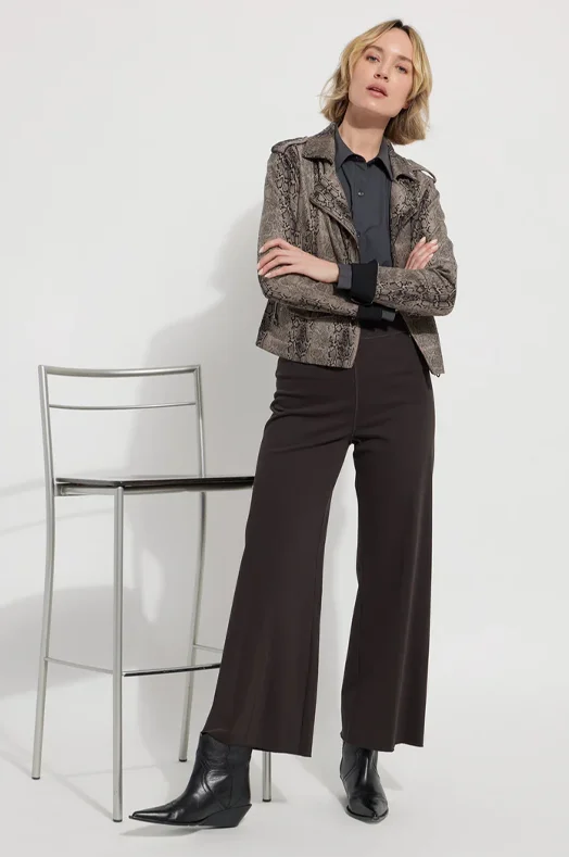 Erin Wide Leg Denim in Double Espresso