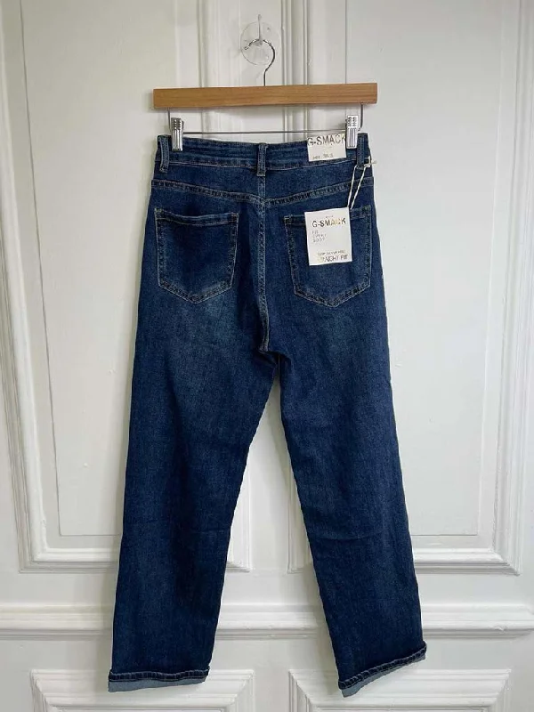 G-Smack Straight Leg Jeans - Classic Blue