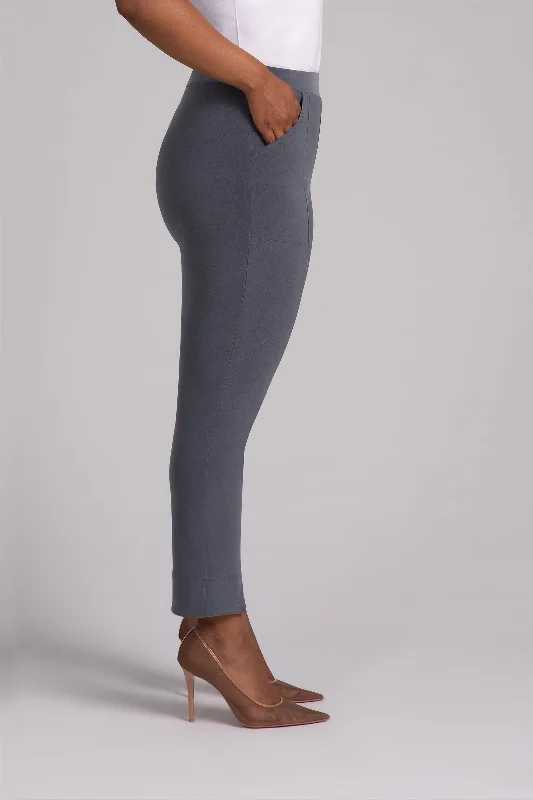 Hepburn Ankle Pant | Melange Gunmetal