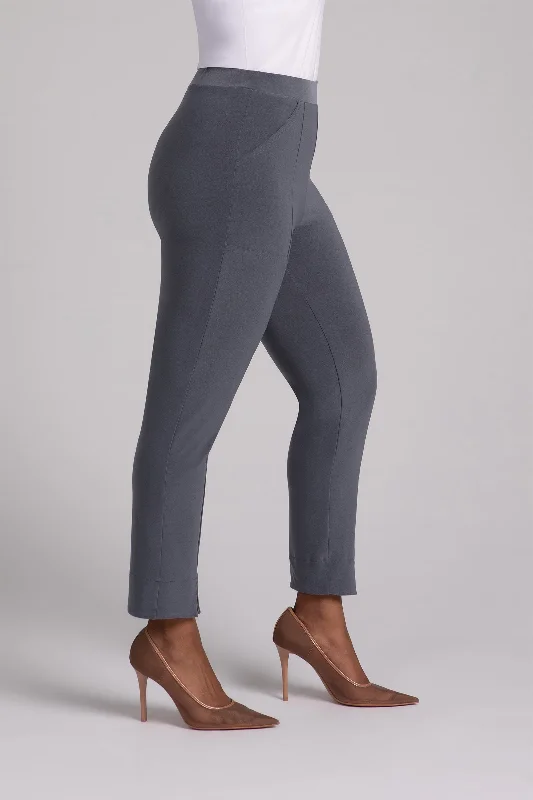 Hepburn Ankle Pant | Melange Gunmetal